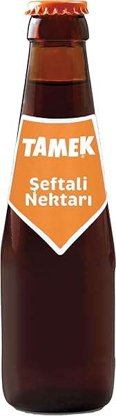 Tamek Kahverengi Şişe Şeftali Nektarı 200 cc x 6 Adet
