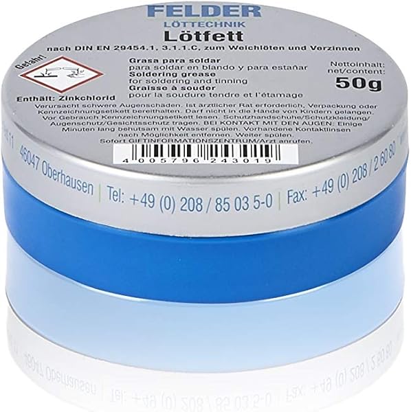 Felder Löttechnik LEHİM PASTASI LÖTFETT 50 GR