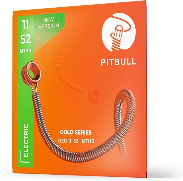 Pitbull Gold Seri Elektro Gitar Teli SET (11-52 Medium Top Heavy Bottom, Tekli Set)