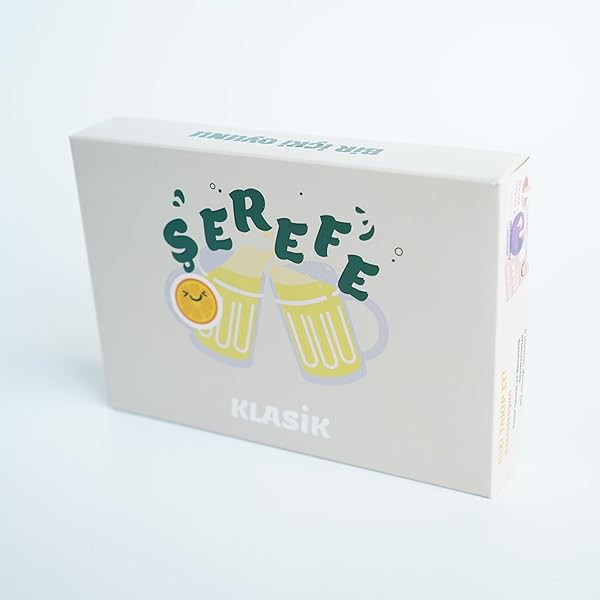 ŞEREFE Klasik Içki Oyunu, Parti Oyunu, Eğlenceli Kutu Oyunu, Shot Oyunu, Kart Oyunu