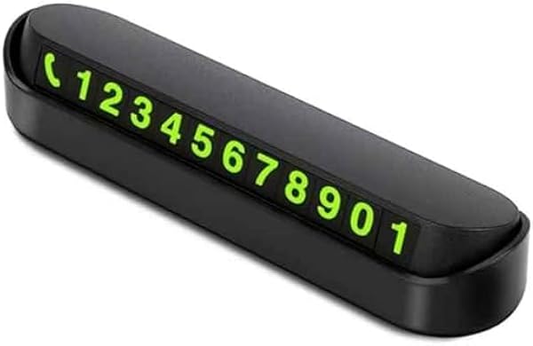 Hoala Hoala Araç İçi Park Numaratör, Fosforlu Araç içi Numaramatik, Araç İçin Park Telefon Numarası, Oto İçi Sabit Telefon Nu