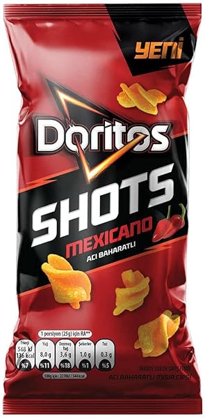 Doritos Shot Mexicano Acı Baharatlı Mısır Cipsi 30 gr