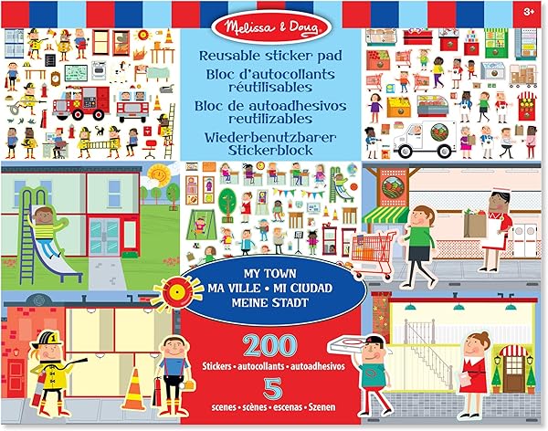 Melissa & Doug Tak Çıkar Çıkartma Kitabı, Benim Şehrim (19114)