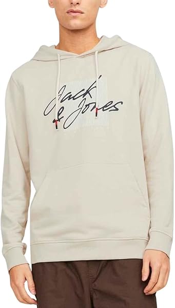 JACK & JONES JJZURI SWEAT HOOD LN Sweatshirt Erkek