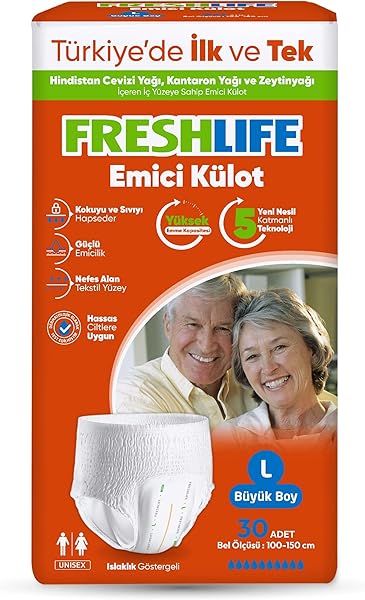 Freshlife Large Emici Külot 30 Adet