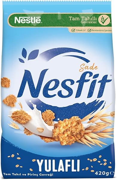 Nestlé Nesfit Sade Tam Tahıl ve Pirinç Gevreği, 420 g