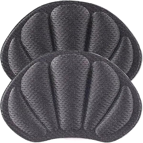 ipekbazaar Ayakkabı Vurma Önleyici Koruyucu Ped, Kendinden Yapışkanlı, Kumaş, Dolgulu, Topuk Vurma Önleyici Yastık Pedi,1 Çif