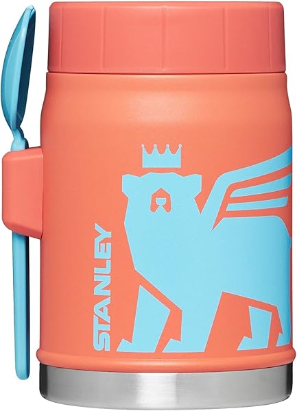 Stanley The Wild Imagination Vakumlu Yemek Termosu 0.41 lt, Turuncu