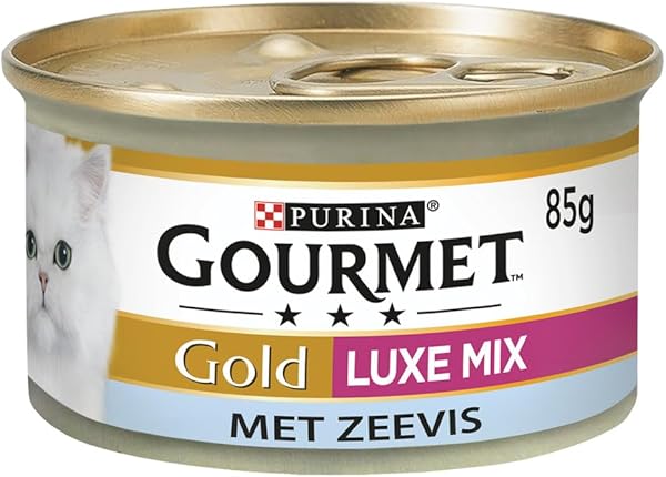 Gourmet Gold Çifte Lezzet Okyanus Balığı&Sebzeli Yaş Kedi Maması, 85 g