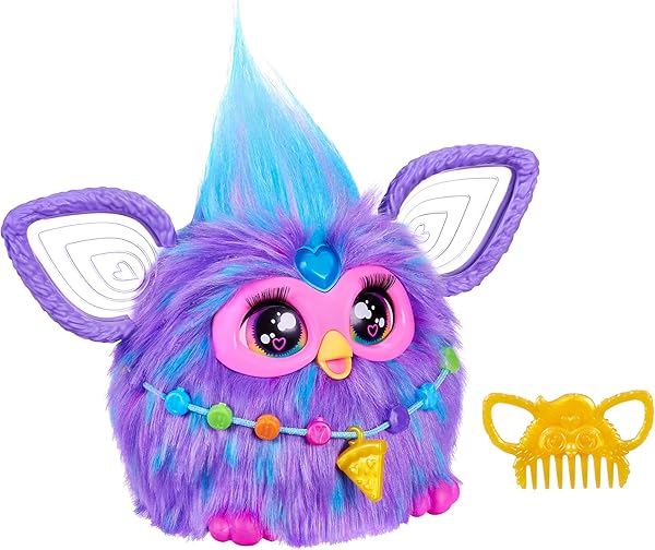 Furby Mor İnteraktif Pelüş Oyuncak - Türkçe versiyonu