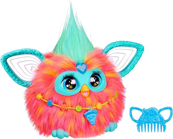 Furby Mercan Renkli İnteraktif Pelüş Oyuncak - Türkçe versiyonu