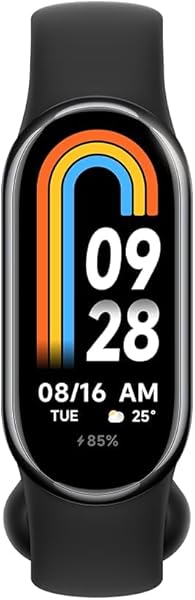 Xiaomi Smart Band 8, Metal Çerçeve, 1,62 inç (4 cm) AMOLED Ekran, Aktif Parlaklık, Sağlık İzleme, 60 Hz Yenileme Hızı, 200’de