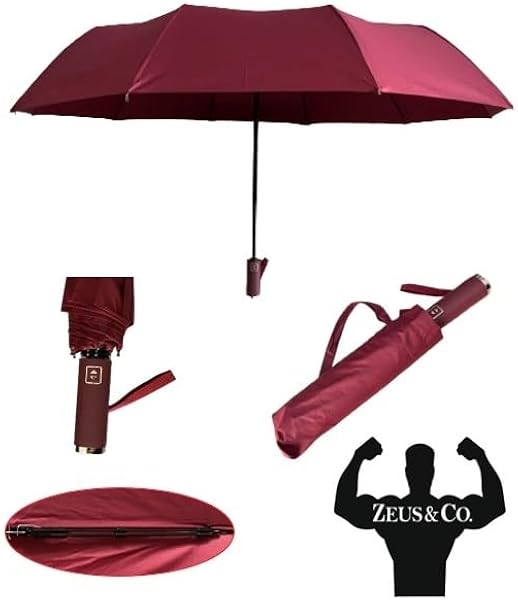 Zeus&Co. Ekstra Güçlü Ekstra Dayanıklı Tam Otomatik Şemsiye