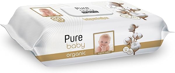 Pure Baby Organik Pamuklu Islak Havlu 3×90 (270 Yaprak)