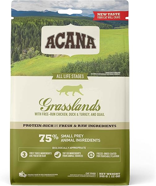 Acana Grasslands Kedi Maması 1,8kg - Tüm ırk ve yaşam evreleri için