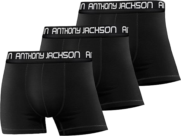 Anthony Jackson Likralı 3'lü Kutu Premium Erkek Boxer