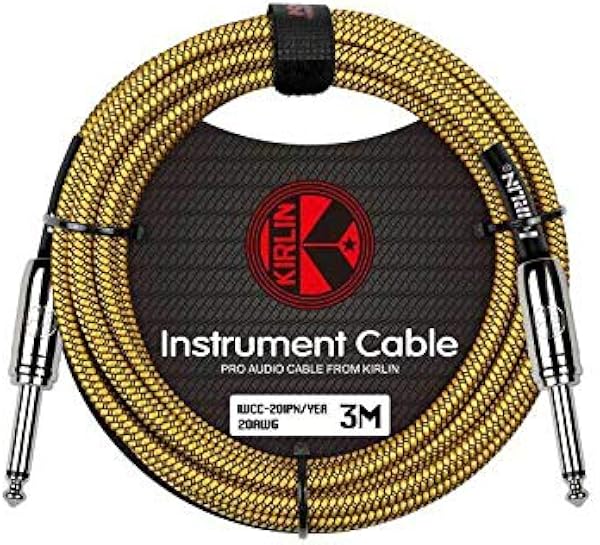 Kirlin 3mt. 1/4'' Mono Enstrüman Kablosu