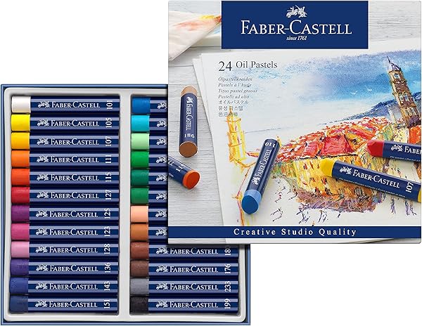 Faber-Castell Creative Studio Yağlı Pastel Boya, 24 Renk