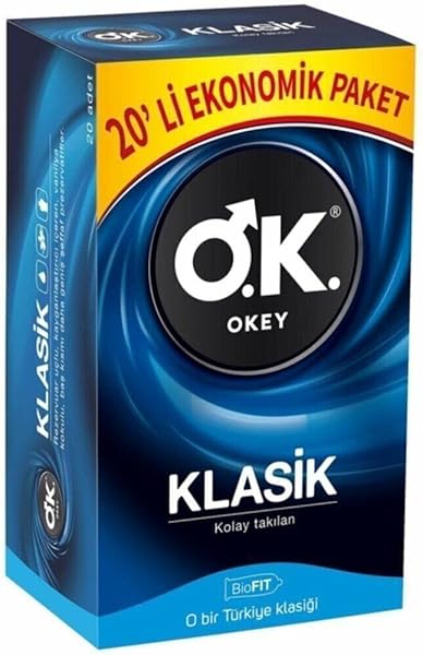 Okey Klasik Ekonomik Prezervatif 20 Adet