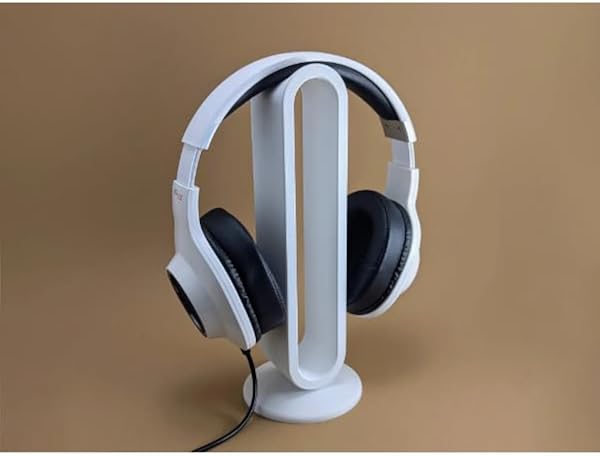 Gamer Kulaklık Standı - Dekoratif Kulaklık Tutucu Beyaz 23cm