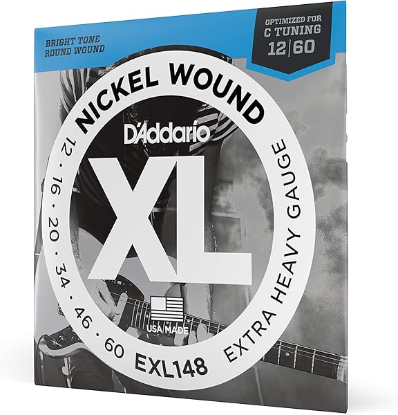D'Addario Exl148 Elektro Gitar Tel Seti, Xl, 10-52, Light Top/Heavy