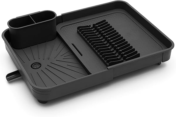 Miss Collection 715-1 Açılır Kapanır Bulaşıklık Tabaklık, 40.4 x 32 x 8.6 cm, Plastik, Standart