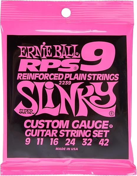 Ernie Ball Super Slinky Rps Nikel Yara Elektro Gitar Telleri, Ölçü 9-42