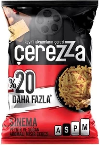 Çerezza Sinema Peynir & Soğan Mısır Çerezi Süper Boy 117 g