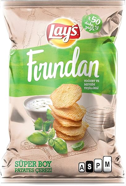 Lay's Baked Fırından Yoğurt & Mevsim Yeşillikli Süper Boy 96 g