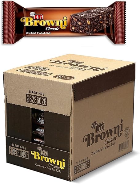 Eti Browni Classic Çikolatalı Fındıklı Kek 40 g x 20 Adet