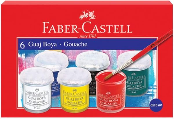 Faber-Castell Guaj Boya 6 renk