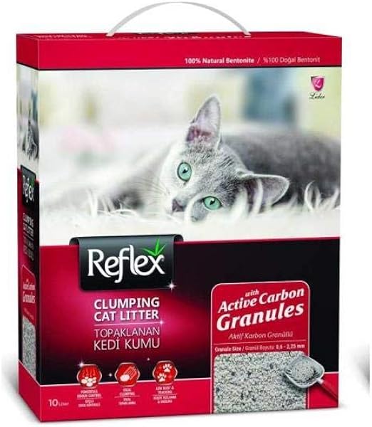 Reflex Granül Aktif Karbonlu Kedi Kumu 10 Lt
