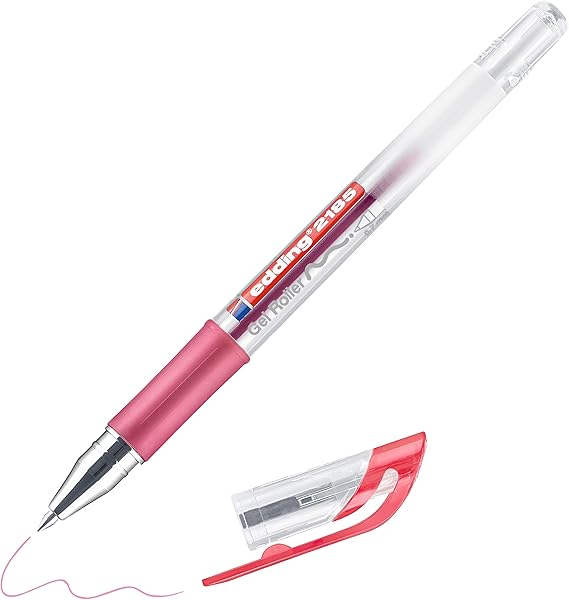 edding 2185 jel roller - kırmızı - 1 kalem - 0,7 mm