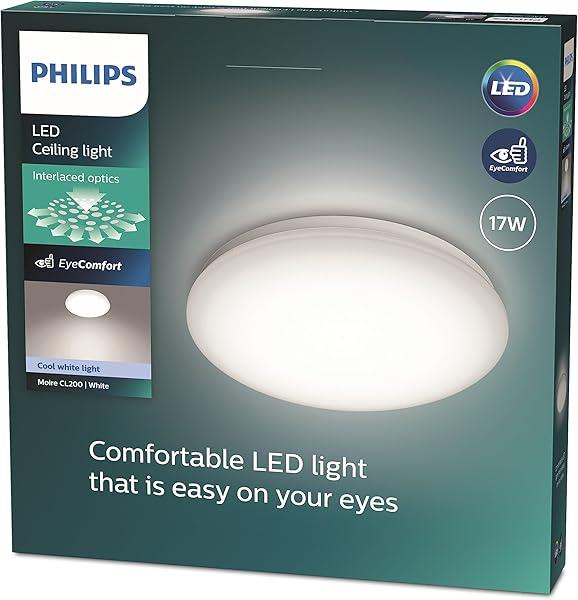 Philips CL200 Fonksiyonel Tavan Lambası 17W 4000K Gün Işığı Entegre LED