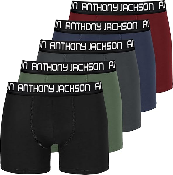 Anthony Jackson Likralı 5'li Kutu Premium Erkek Modal Boxer