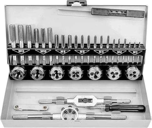 Mannesmann M 53250 Kılavuz Pafta Seti, 32 Parça, Din/Iso Standartlarına Uygun