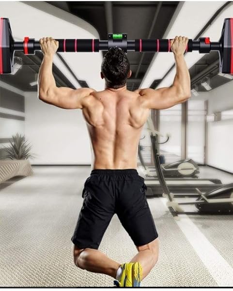 UNİCHROME Yeni Nesil 90-130CM Kapı Barı Koridor Barfiksi Barfix Spor Aleti Demiri Barfiks Çubuğu