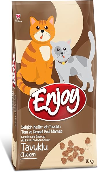 Enjoy Tavuklu Yetişkin Kedi Maması 10 Kg