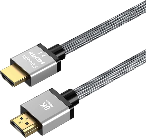 Paugge Ultra Sertifikalı HDMI® 2.1b Kablo - (2.1b/2.1/2.0b/2.0/1.4) 10K, 8K 60Hz, 4K 240Hz 165Hz 144Hz 120Hz 60Hz, eARC, HDCP