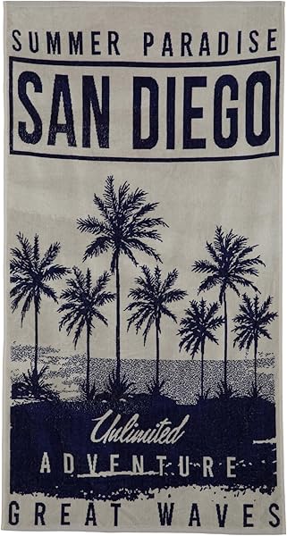 DeFacto Erkek Erkek Pamuklu Plaj Havlusu, Çok Renkli, Standard