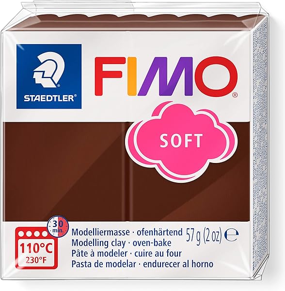 Staedtler Fimo 802075 Soft Modelleme Kili 57 gr Çikolata