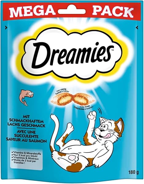 Dreamies Mega Pack Somonlu Kedi Ödül Maması 180 gr