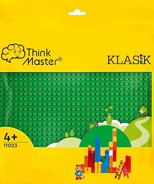 thinkmaster Lego ile Uyumlu Klasik Plaka Lego ile Uyumlu Zemin Plakası (Yeşil)