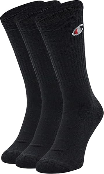 Champion C-Logo 3'lü Paket Crew Çorap, Unisex Yetişkin