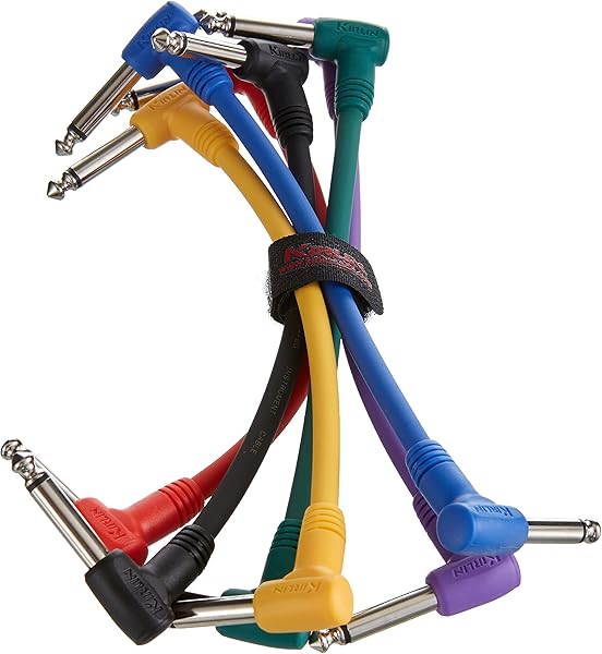 Kirlin 15cm. Gitar Pedal Ara Kablosu Seti (6 Adet)