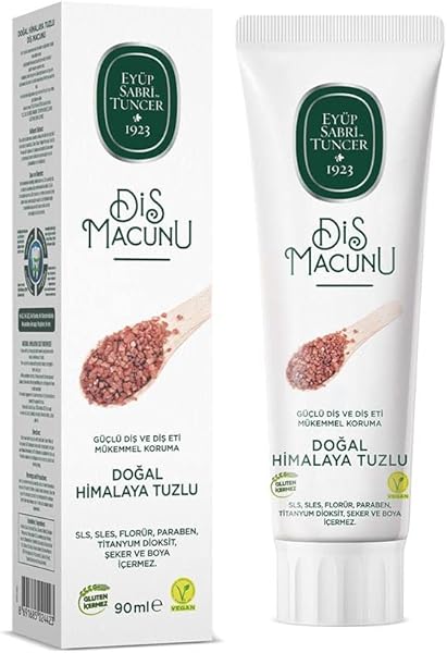 EYÜP SABRİ TUNCER Doğal Himalaya Tuzlu Diş Macunu, 90ml