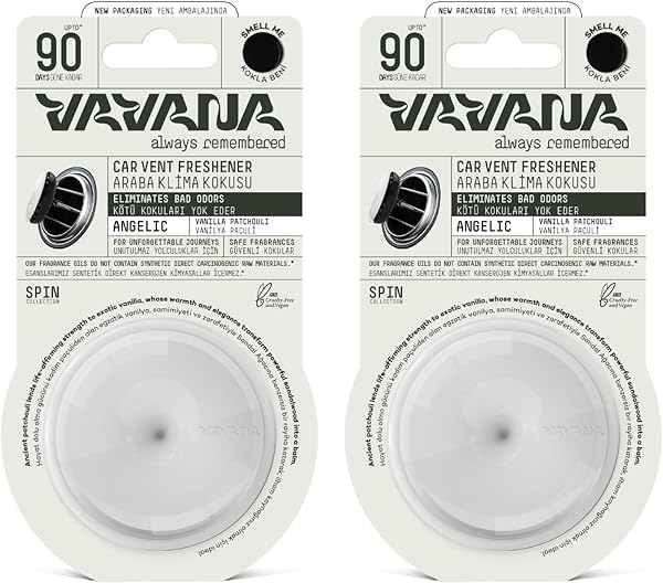 VAVANA Araba Klima Kokusu, Oto Kokusu 2'li Set (ANGELIC)
