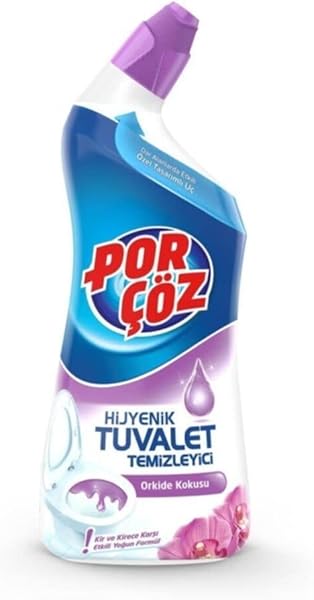 PORÇÖZ Tuvalet Temizleyici Jel Orkide Kokulu 12 x 750 ml