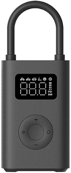 Xiaomi Mijia 2 Akülü Taşınabilir Hava Pompası, 150psi, Araba Bisikleti için, Lastik Sensörü Dahil, Amerikan/Fransız Tarzı Noz