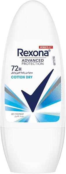 Rexona Üstün Koruma Kadın Roll On Deodorant Cotton Dry 72 Saat Kesintisiz Koruma 50 ml